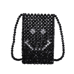 DIY Pearl Bag Change Mobile Phone Bag Single Shoulder Messenge