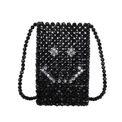 DIY Pearl Bag Change Mobile Phone Bag Single Shoulder Messenge