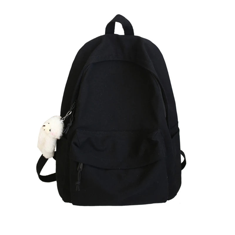 Canvas Backpack Large Daypack School Travel Backpack