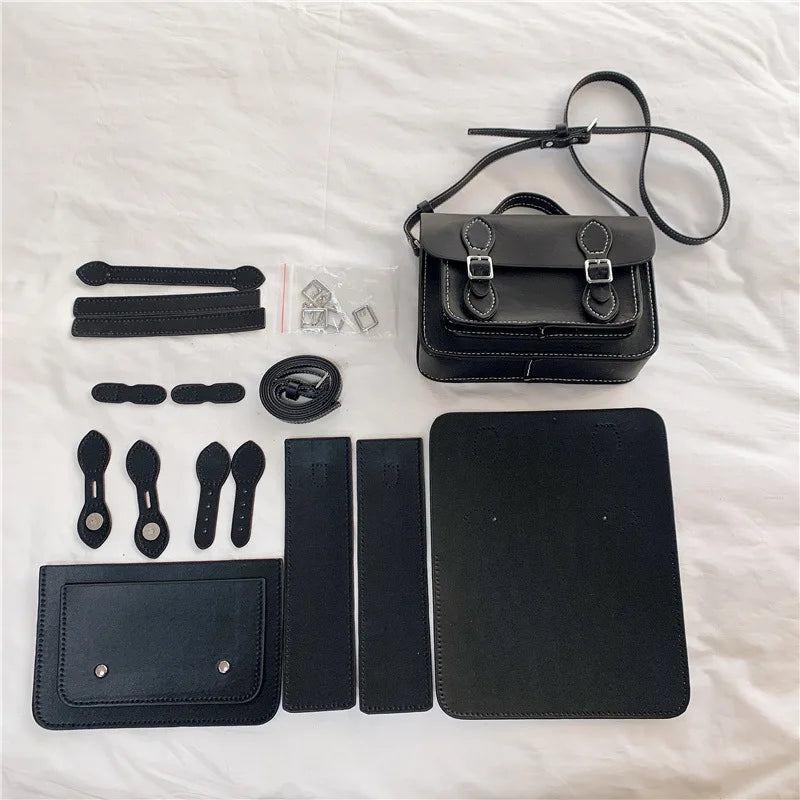 DIY Leather Craft Shoulder Bag 25*18CM Material Set
