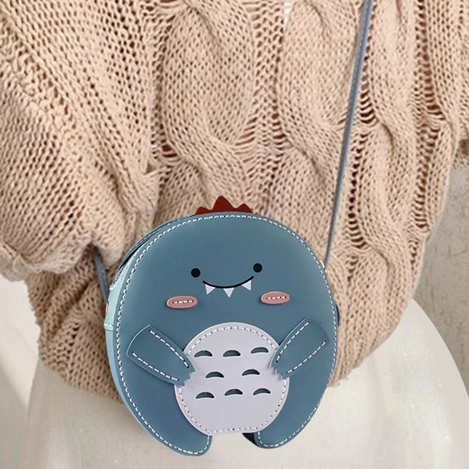 DIY PU Leather Shoulder Bag Making Bucket Bag Women Purse Accessories Sewing