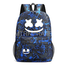 Polyester Printing Backpack Breathable Water-proof Wear-resistant Schoolbag