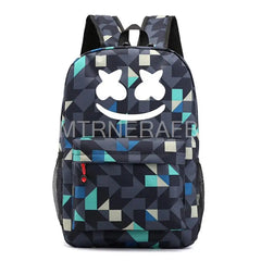 Polyester Printing Backpack Breathable Water-proof Wear-resistant Schoolbag