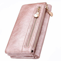 Women Wallet Long High Female Clutch Zipper Wallets Big Capacity Purse