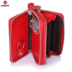 Cow Leather Car Key Wallets Men Key Holder Housekeeper Keys Organizer Women