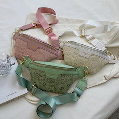 Women's Cartoon Waist Bag Crossbody Chest Female Waist Pack Nerka BF360
