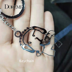 Doremi Child's Drawing Necklace - Stainless Steel Personalized Artwork Pendant