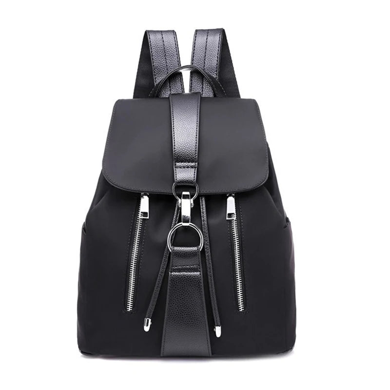 Women Backpack High Nylon School Bags Large Capacity Knapsack