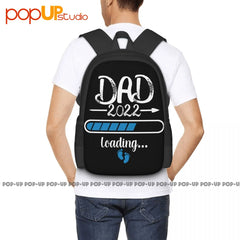 Dad Loading Dads To Be Daddy Twins Future Papa Backpack