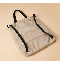 Women Soft Winter Padded Down Backpack Large Capacity Shoulder School Bag