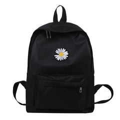 Daisy Small Backpack for School Teenagers Girls Canvas Women Backpack