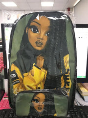 Daisy Sunflower Pattern Girls School Bags Set