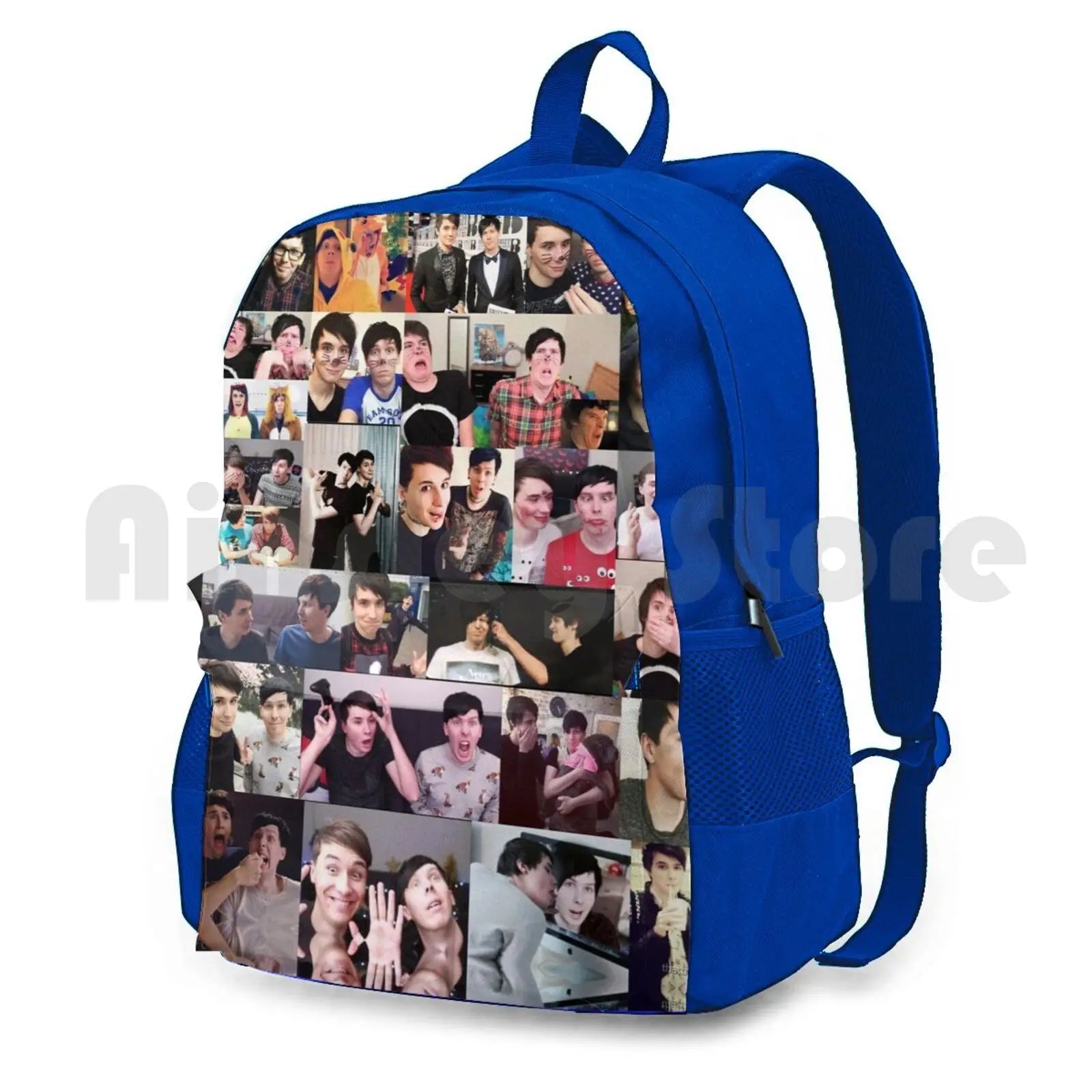 Dan And Phil Outdoor Hiking Backpack Sports Bag Dan Howell Phil Lester Phandom