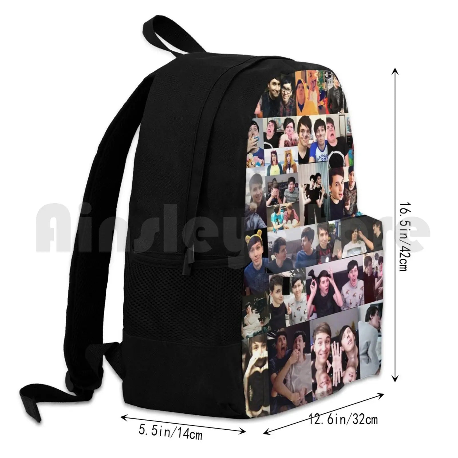 Dan And Phil Outdoor Hiking Backpack Sports Bag Dan Howell Phil Lester Phandom