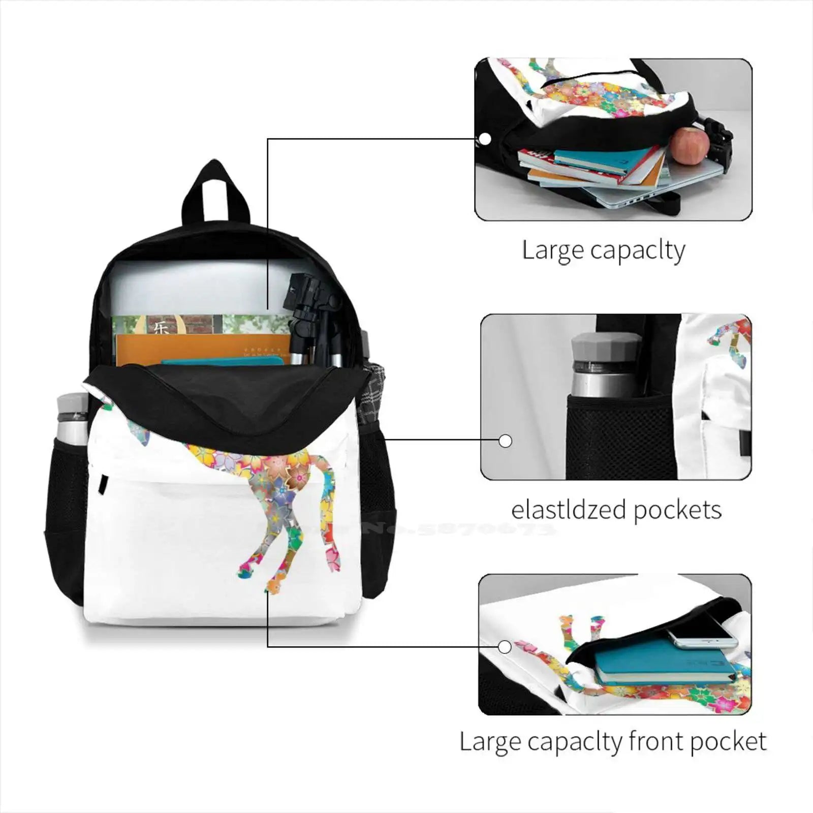 Unicorn School Bags For Teenage Girls Laptop Travel Bags