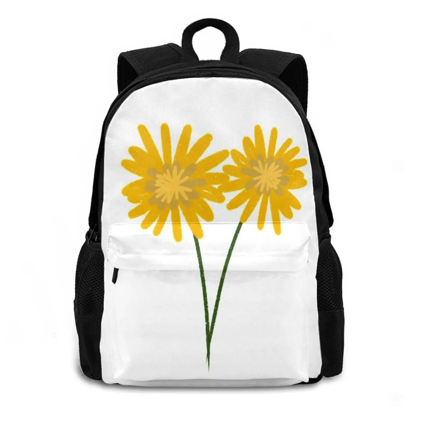 Dandelions Large Capacity Backpack Laptop Travel Bags Dandelion Nature Flowers