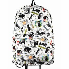 Danganronpa Monokuma Nylon Backpack Student Schoolbag Teenager Travel Bag