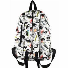 Danganronpa Monokuma Nylon Backpack Student Schoolbag Teenager Travel Bag