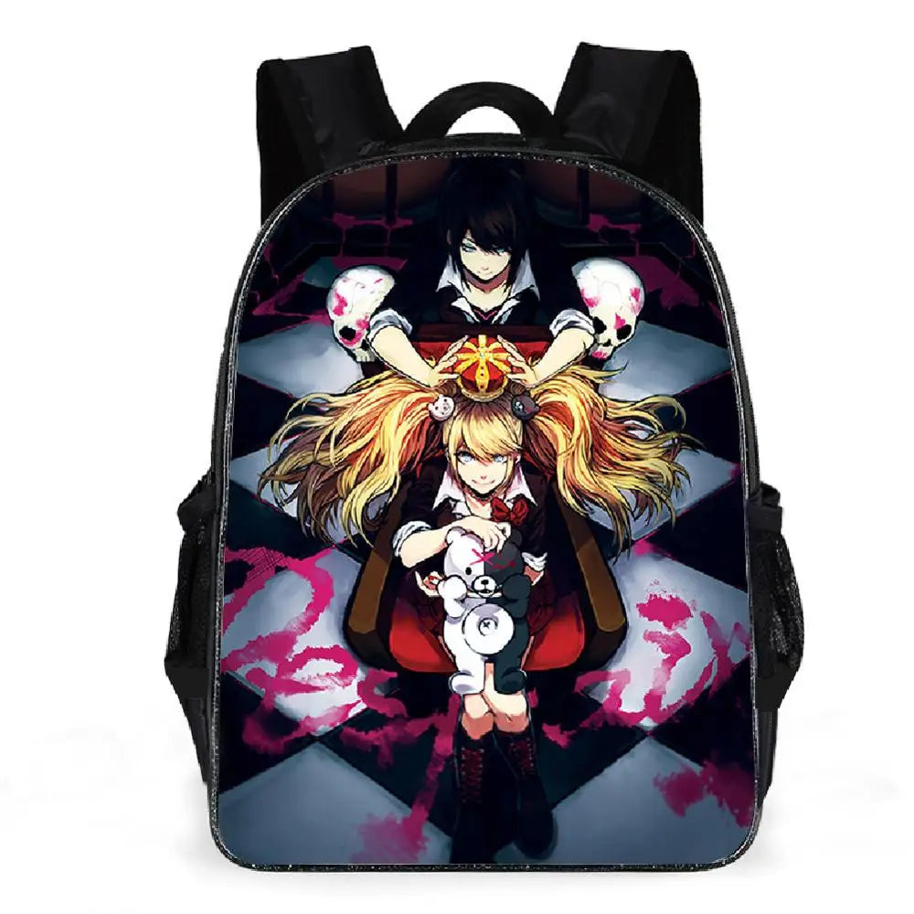 Monokuma Backpack for Kids Girls Boys Schoolbag