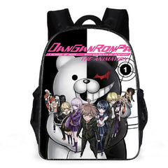 Monokuma Backpack for Kids Girls Boys Schoolbag
