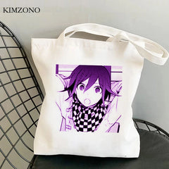 Danganronpa Shopping Bag Reusable Canvas Shopper Grocery Handbag