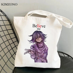 Danganronpa Shopping Bag Reusable Canvas Shopper Grocery Handbag