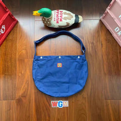 Dark Yellow Vintage Canvas Backpack 35*26 High Human Bag
