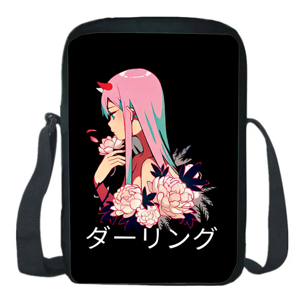 Darling In The Franxx Anime ZERO TWO Shoulder Bag Women CrossBody