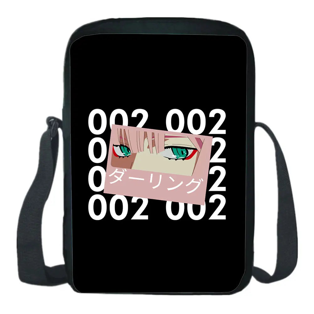 Darling In The Franxx Anime ZERO TWO Shoulder Bag Women CrossBody