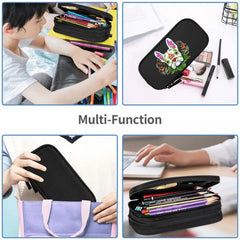 Sugar Skull French Bulldog Pen Box Student Anime Pencil Case