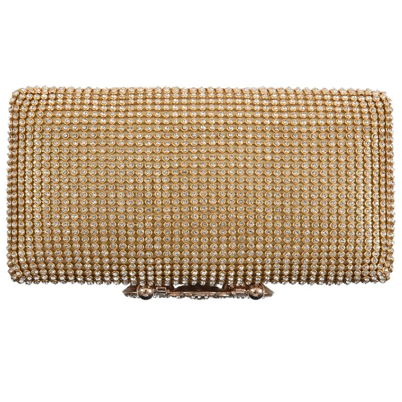 Rhinestone Evening Bag Clutch Purse for Party Bridal Prom