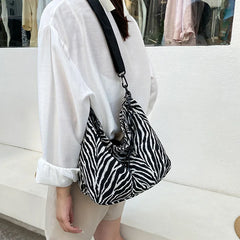 Chain Canvas Ladies Bag Large Capacity Shoulder Bag