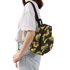 Deanfun Yellow Daisy Mini Backpack for Girls