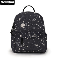 Deanfun Planet Mini Backpack Star Pattern Girls Shoulder Bags School Backpack