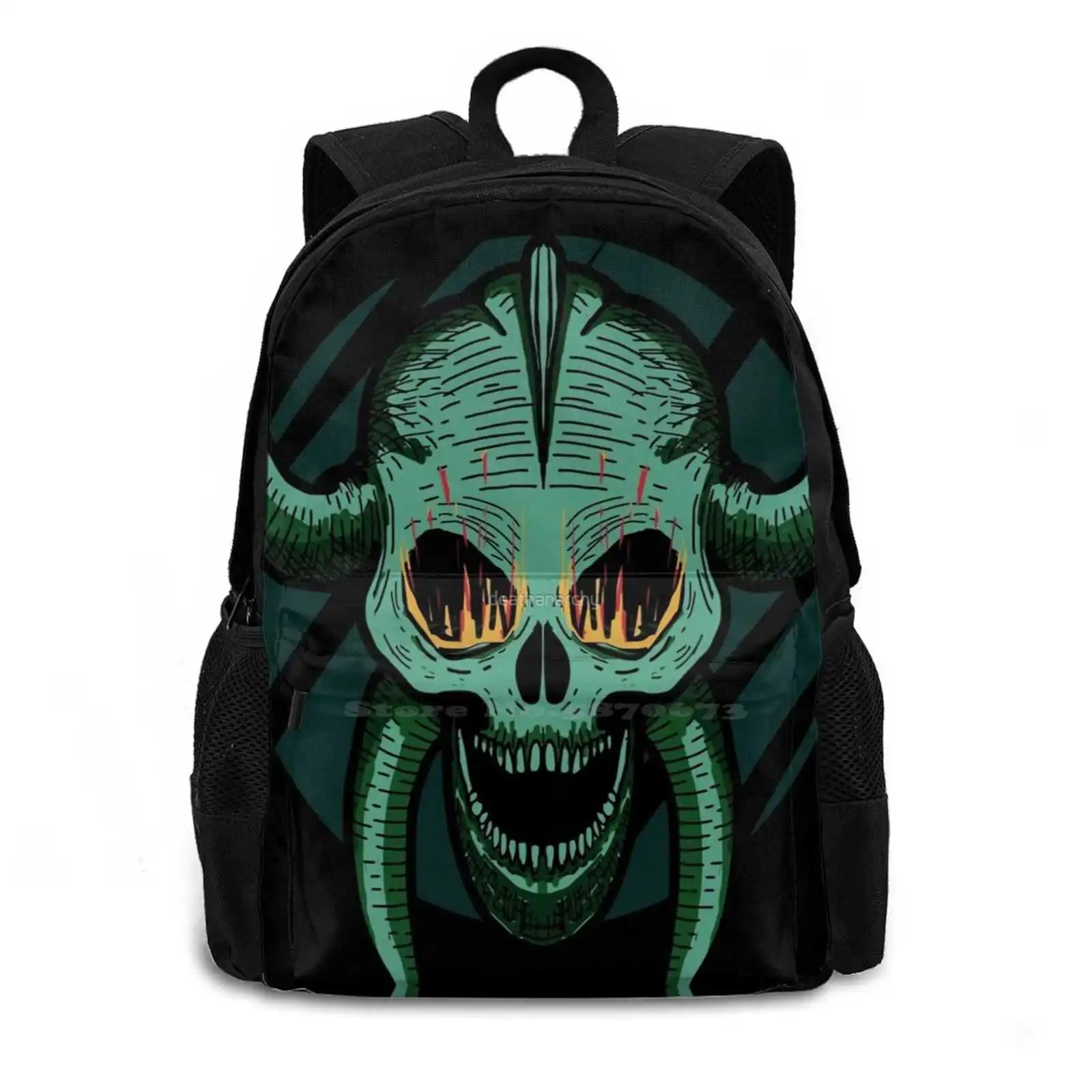 Death Throne Teen College Student Backpack Laptop Travel Bags