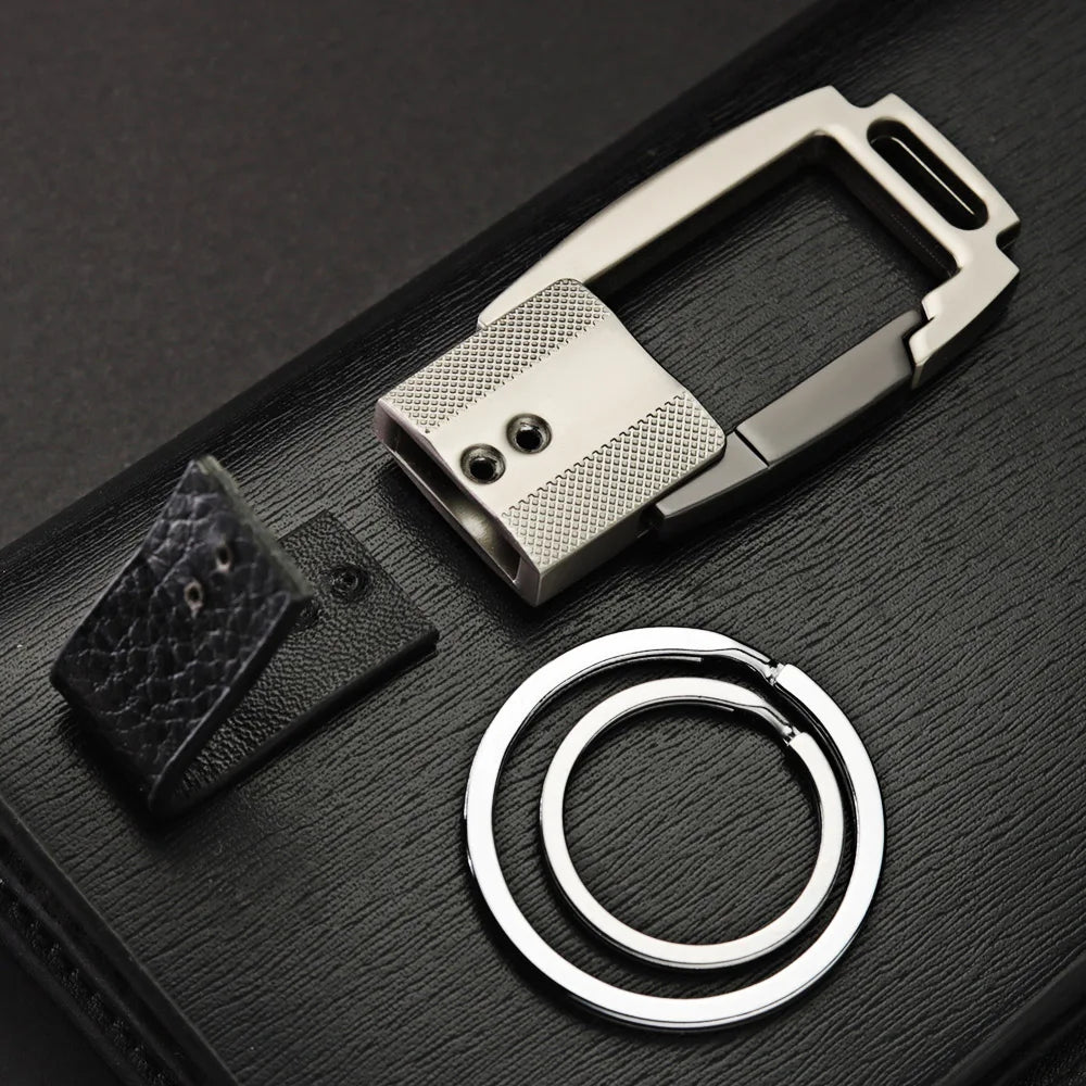 High-Grade Leather Business Men Car Keychain Holder K410