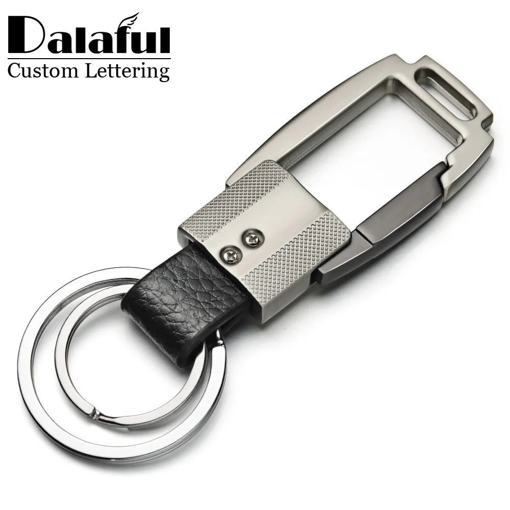 High-Grade Leather Business Men Car Keychain Holder K410
