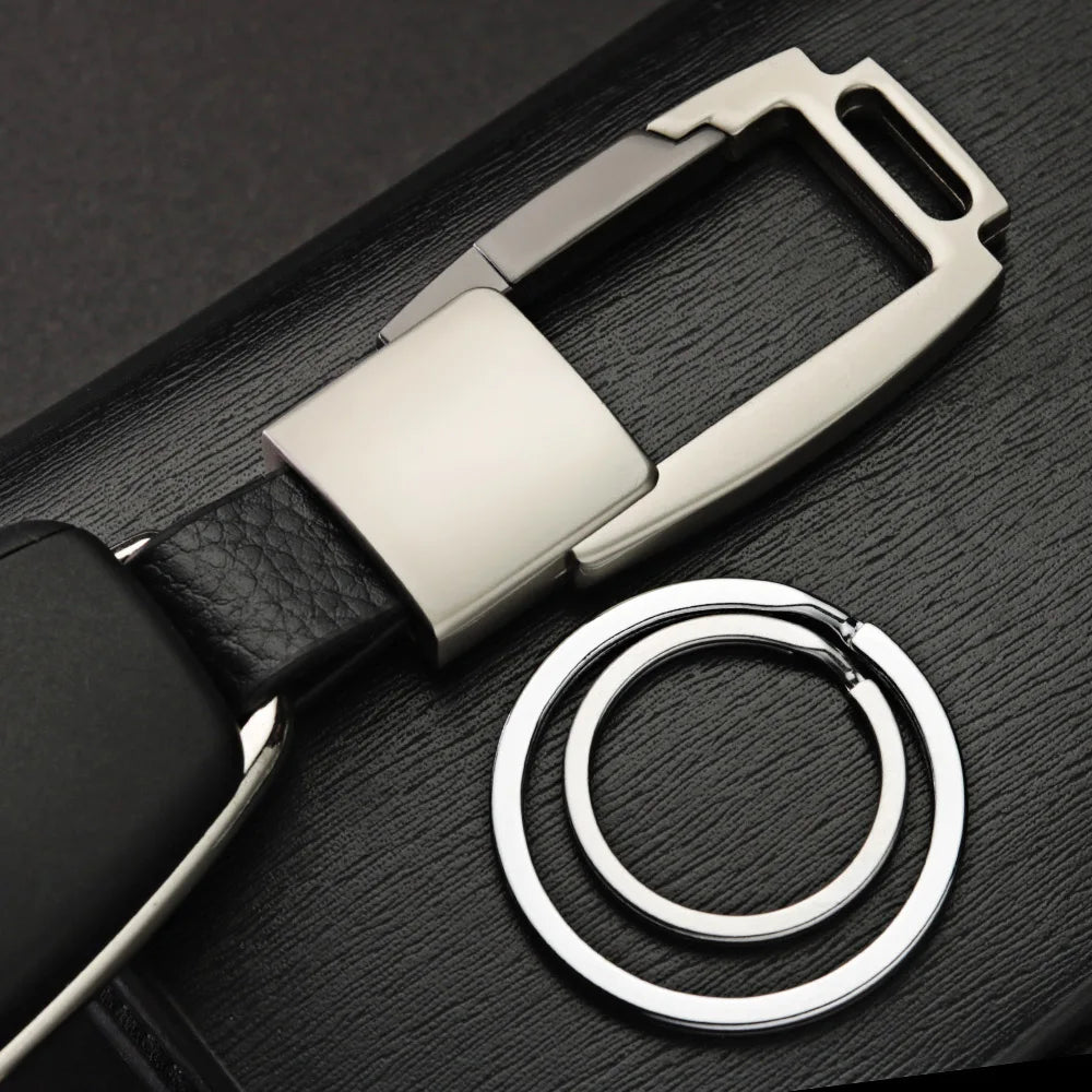 High-Grade Leather Business Men Car Keychain Holder K410