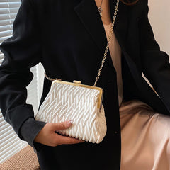 Women Chain Crossbody Shoulder Leather Bag Lady Hasp Lock Tote Purse Handbag