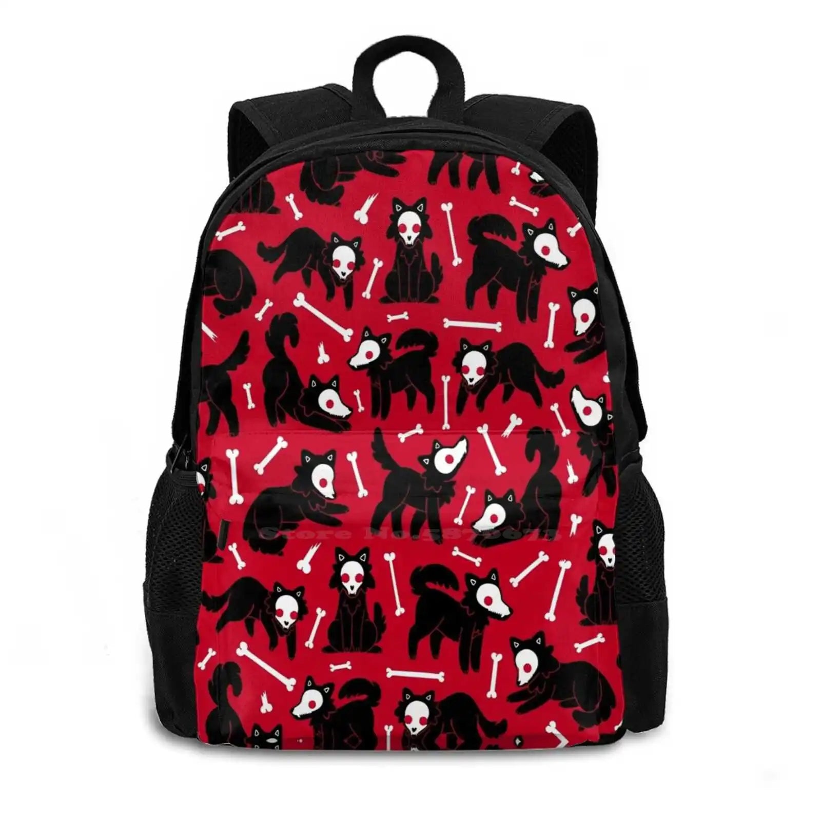 Demon Dogs Teen College Student Backpack Laptop Travel Bags