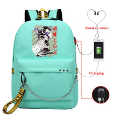 Demon Slayer Anime School Bags Canva Bag Print Hot Sutdent School Bags
