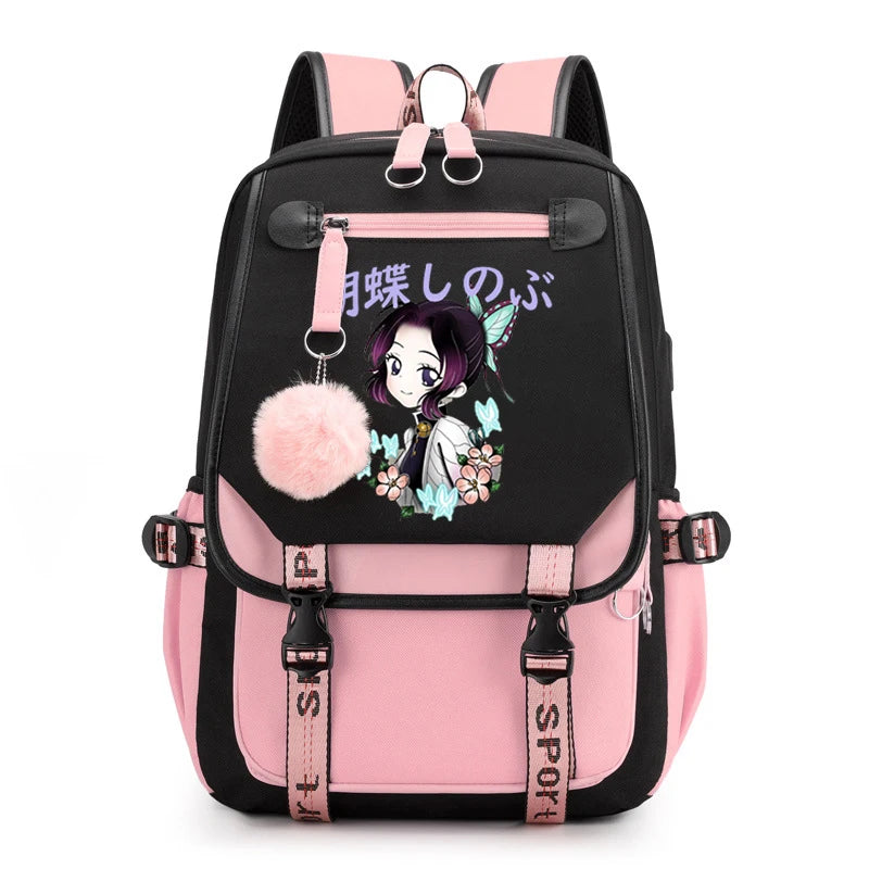 Demon Slayer Anime School Bag, Manga Graphic Academy Bags