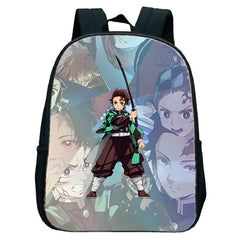 Demon Slayer Tanjirou Kamado Backpack School Supplies Kids Bag