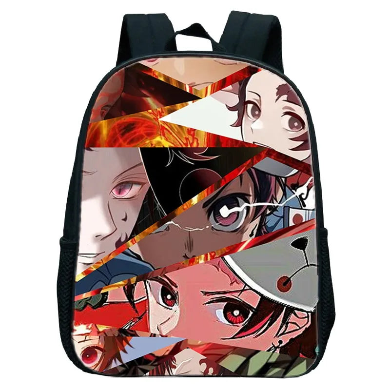 Demon Slayer Tanjirou Kamado Backpack School Supplies Kids Bag