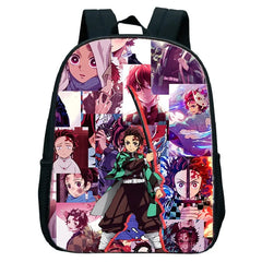 Demon Slayer Tanjirou Kamado Backpack School Supplies Kids Bag