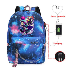 Demon Slayer Anime Travel Bags College Backpack