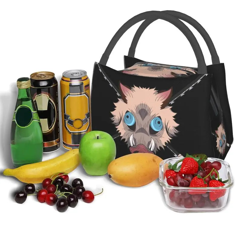 Demon Slayer Insulated Lunch Bag Inosuke Thermal Box