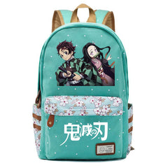 Demon Slayer Kimetsu No Yaiba Canvas Backpack Unisex Packsack