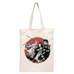 Demon Slayer Kimetsu No Yaiba Canvas Shoulder Bag Harajuku Handbag