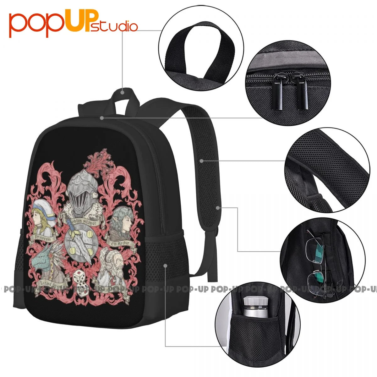 Demon Slayer Kimetsu No Yaiba Backpack - Large Capacity Travel Portable